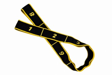 Motstandsbånd sort med gule detaljer. (lett)