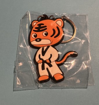 Nøkkelring / Suvernir. TKD tiger.